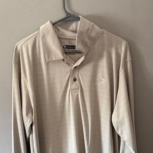 Pebble Beach Men's Beige Polo Shirt